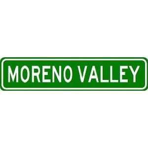  MORENO VALLEY City Limit Sign   High Quality Aluminum 