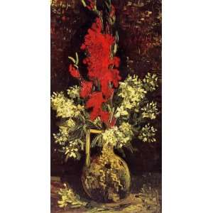   with Gladioli and Carnations Vincent van Gogh Hand