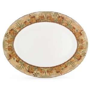  Lenox Mosaico DItalia 16 Inch Oval Platter Kitchen 