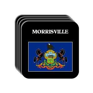 US State Flag   MORRISVILLE, Pennsylvania (PA) Set of 4 Mini Mousepad 
