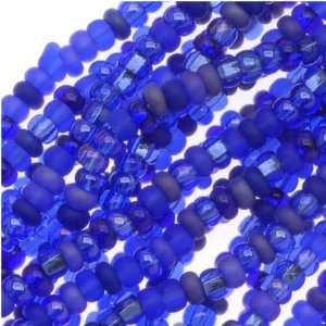  Czech Seed Beads 11/0 Mix Blue Moon Cobalt (1 Hank/4000 