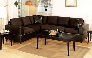 NEW Casual Living Room Sofa Soft Microfiber Couch Furniture  
