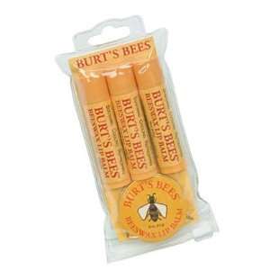  Burts Bees Lip Stash Pack   3 Tubes and 1 Tin Health 
