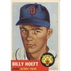  Billy Hoeft 1953 Topps Card #165   Detroit Tigers Sports 