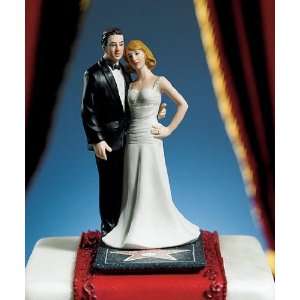  Wedding Cake Topper   Hollywood Glamour Couple   Stars (1 