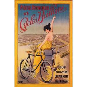  BICYCLE CYCLES 1900 EXPOSITION UNIVERSELLE FRANCE FRENCH 