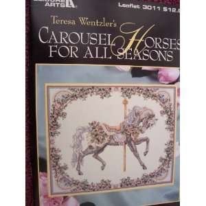  Carousel Horses for All Seasons Counted Cross Stitch 