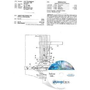  NEW Patent CD for ADJUSTABLE MITRE SAW 