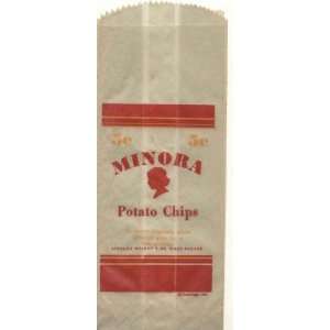  3 Vintage Minora Potato Chip Bags 1930s: Everything Else