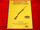 REMINGTON 760 Rifle Takedown Guide Disassembly/Re​assembly New!