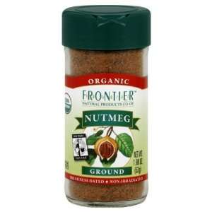 Frontier Natural Products Nutmeg, Og, Ground, Ft, 1.90 Ounce:  