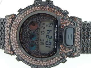   is for a brand new custom iced out lab created diamond g shock watch