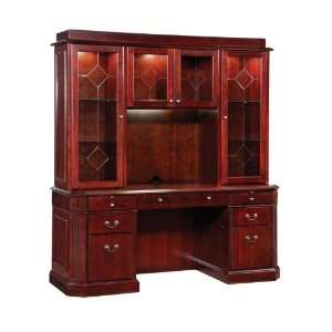   Kneehole Credenza with Hutch by DMI Office Furniture: Office Products