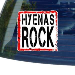  Hyenas Rock   Window Bumper Laptop Sticker: Automotive