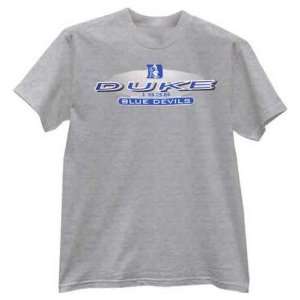  Duke Blue Devils Ash Profile T shirt: Sports & Outdoors