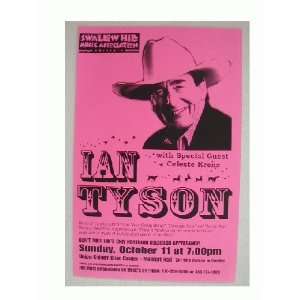 Ian Tyson Handbill Great Face shot Poster
