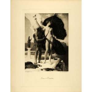  Photogravure Icarus Daedalus Frederick Lord Leighton Greek Mythology 
