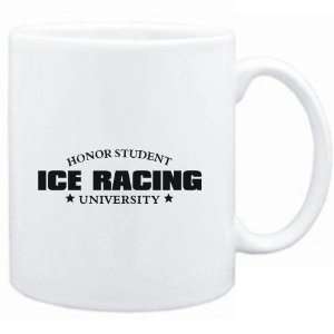  Mug White  Honor Student Ice Racing University  Sports 