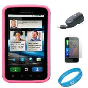  (Grey & Hot Pink) Vertex Duo Protector Case with Screen 