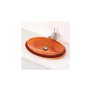 Decolav 2803 MAG Incandescence Oval Above Counter Resin Lavatory in 