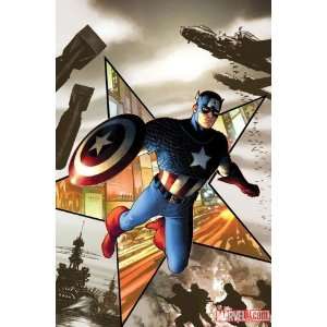    Captain America #1 Poster by Steve McNiven: Everything Else