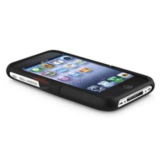 Black Hard Rubber Case Cover for iPhone 3G 3GS NEW  