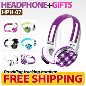 MP3 Headphone Headset Earphone for iphone ipod 4G Pink  