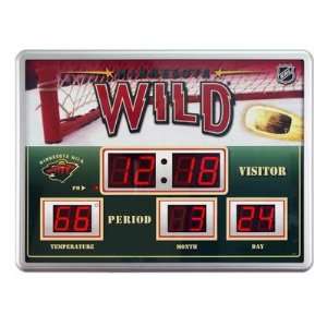 14x19 ScoreBoard/Clock/Therm (NG)  Minnesota Wild 