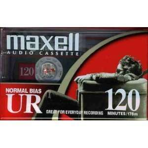  Maxell UR 120   Cassettes  Normal BIAS   Case of 100 Cassettes 