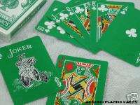 deck Bicycle green deck playing cards gaff magic  