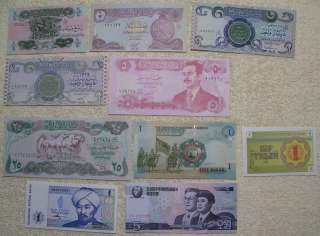 46 PAPER MONEY OF ASIA 1949 2010 UNC  