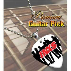  INXS Premium Guitar Pick Necklace: Musical Instruments