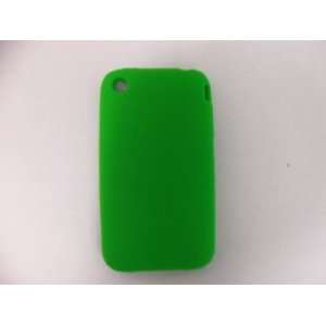   CES GREEN SILICONE RUBBER APPLE IPHONE 3G CASE COVER: Everything Else
