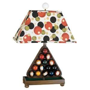  Billiards Hand Painted Table Lamp
