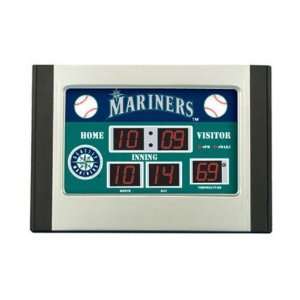  x9 Scoreboard Desk Clock  Seattle Mariners