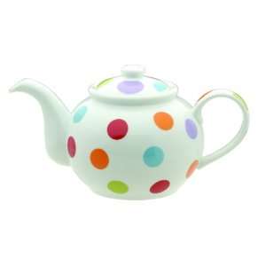    Typhoon Multi Color Polka Pot 6 Cup Teapot: Kitchen & Dining