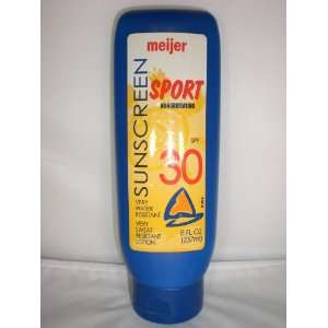 Meijer Sport Water & Sweat Resistant Non Irritating SPF 30 Sunscreen 