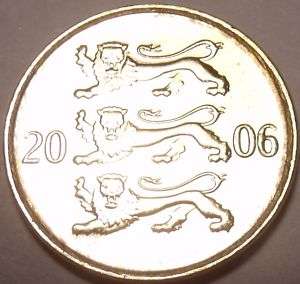 GEM BU ESTONIA 2006 10 SENTI~THREE LIONS~~  