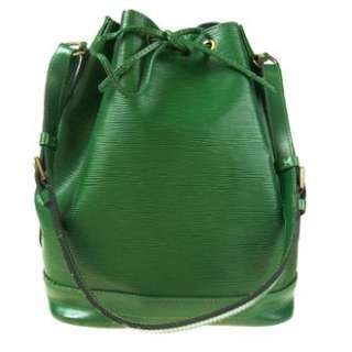 Authentic Louis Vuitton Epi Leather Noe Shouder Tote Bag Purse Green 