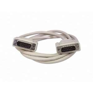   6 Foot DB15 15 Pin Serial Port Cable Male / Male: Electronics