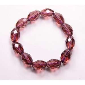  Rose Crystal Bracelet good for life love  J076B: Arts 