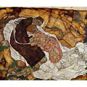  Hand Made Oil Reproduction   Egon Schiele   32 x 28 inches 