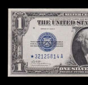 1928b $1 STAR SILVER CERTIFICATE FUNNYBACK CHOICE UNC.  