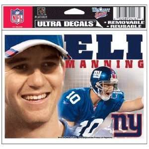  NFL Eli Manning Window Cling: Sports & Outdoors