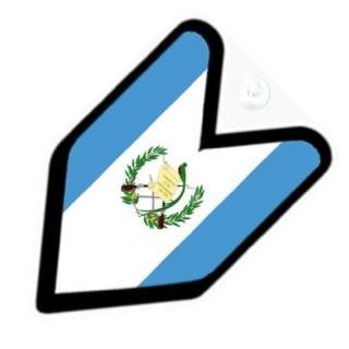 JDM Guatemala Guatemalan Flag Car Decal Badge