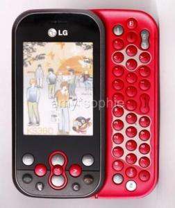 New Black/Red LG KS360 Unlocked GSM Cell Phone  
