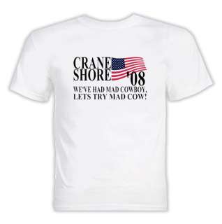 Boston Legal Crane Shore T Shirt White  