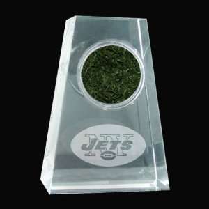  NY Jets Logo Game Turf Tapered Crystal: Patio, Lawn 