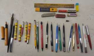   Vintage Collectible Advertising Mechanical Pencils Lead Erasers  