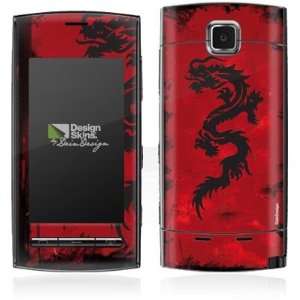  Design Skins for Nokia 5250   Dragon Tribal Design Folie 